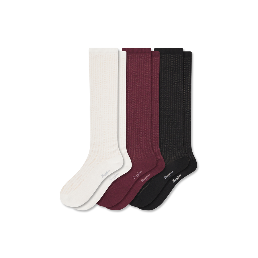 Women's Knee High Sock 3-Pack - Fresh Choice