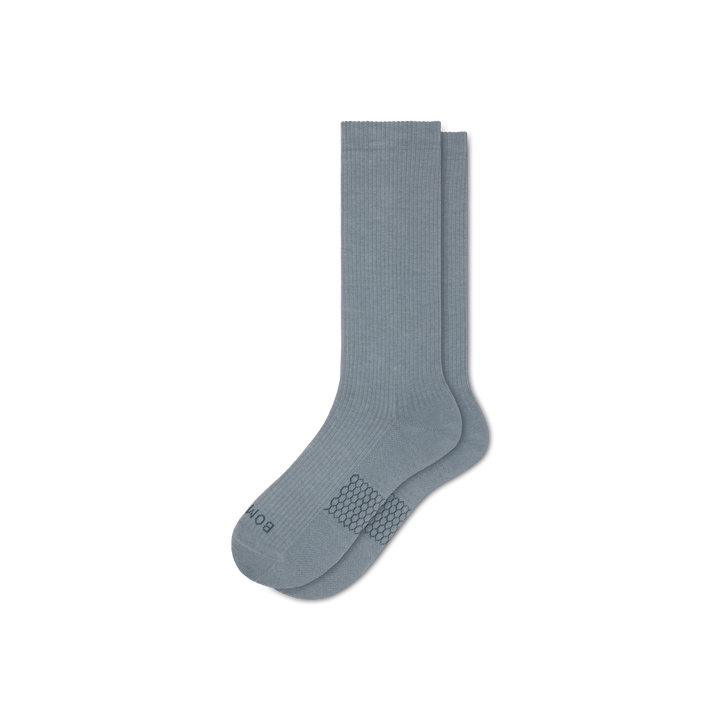 Modern Rib Calf Socks - sea storm L [10034]