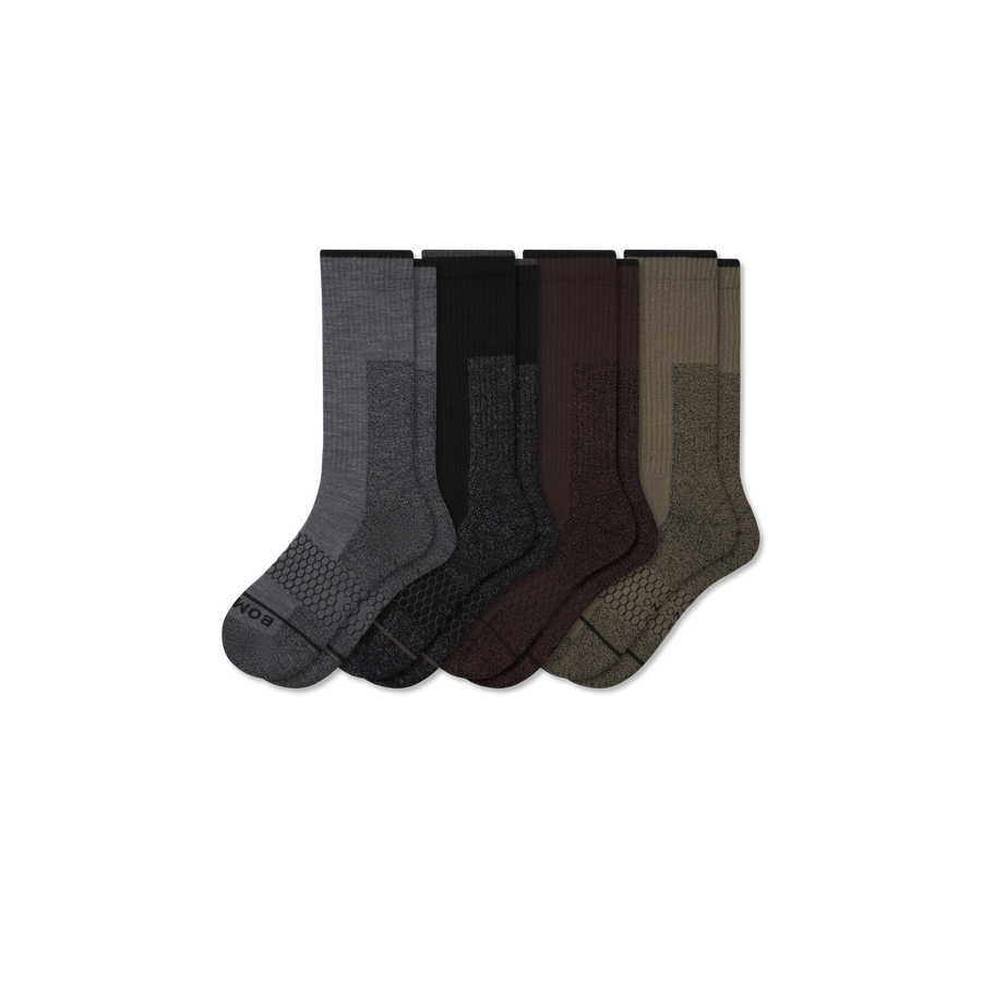 Women's Ultra Strong Merino Blend Calf Sock 4-Pack - Travel Pair