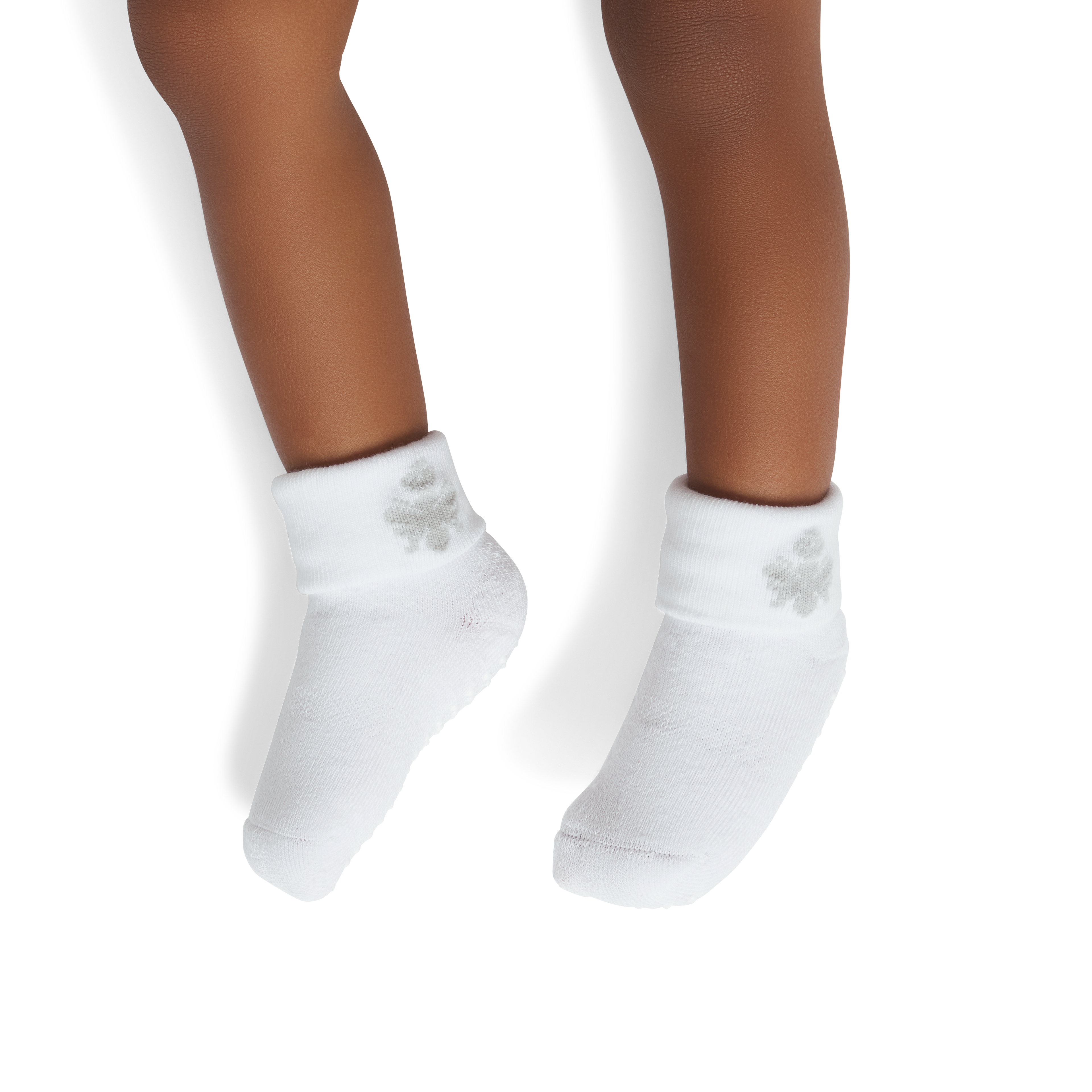 Baby Gripper Socks (6-12 Months) - white BO1 [10371]