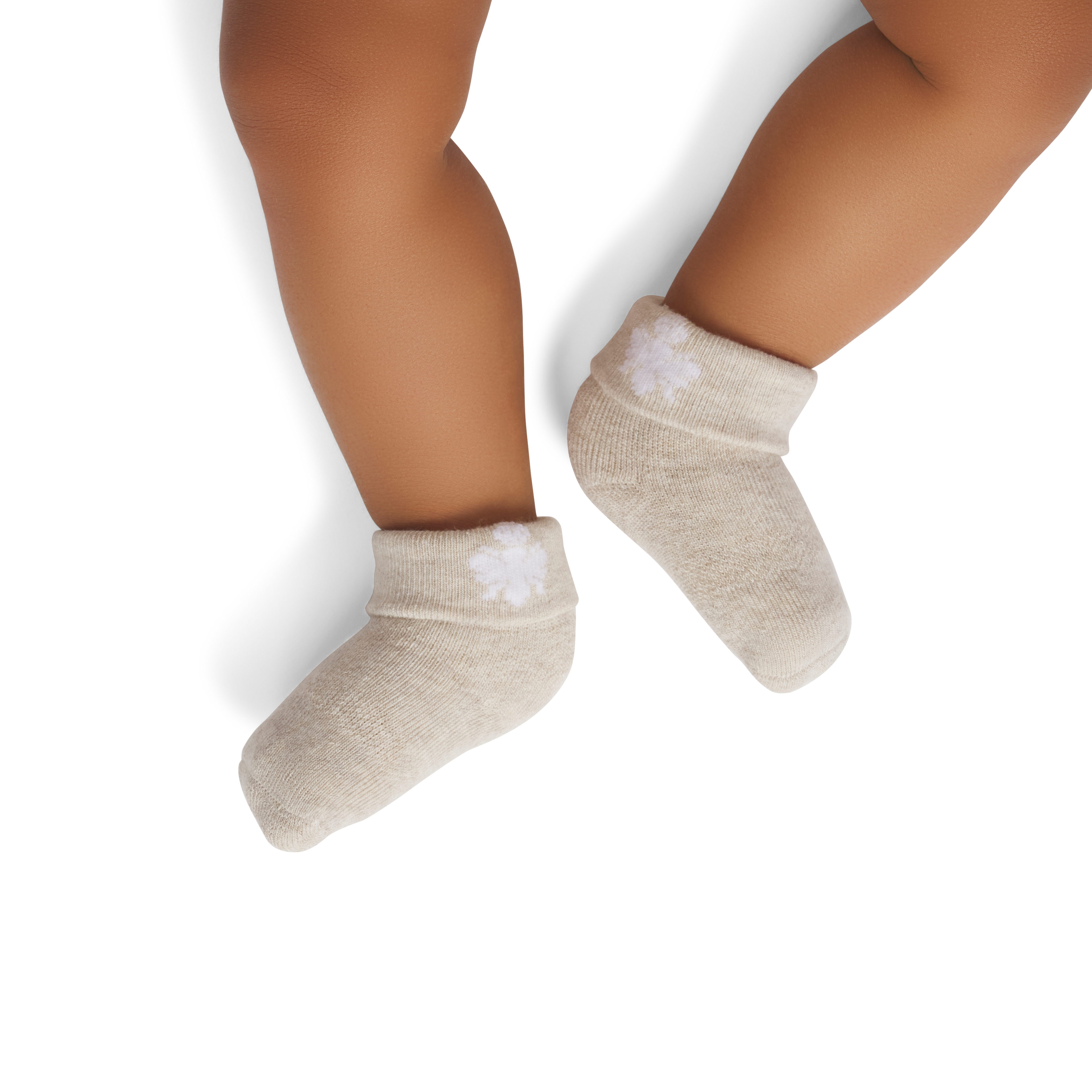 Baby Socks (0-6 Months) - chai latte htr BO1 [10372]