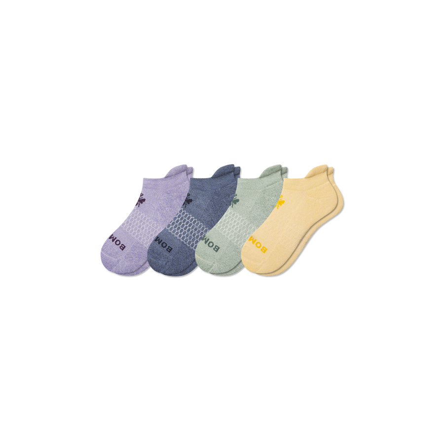 Youth Marl Ankle Sock 4-Pack - Clean Finish