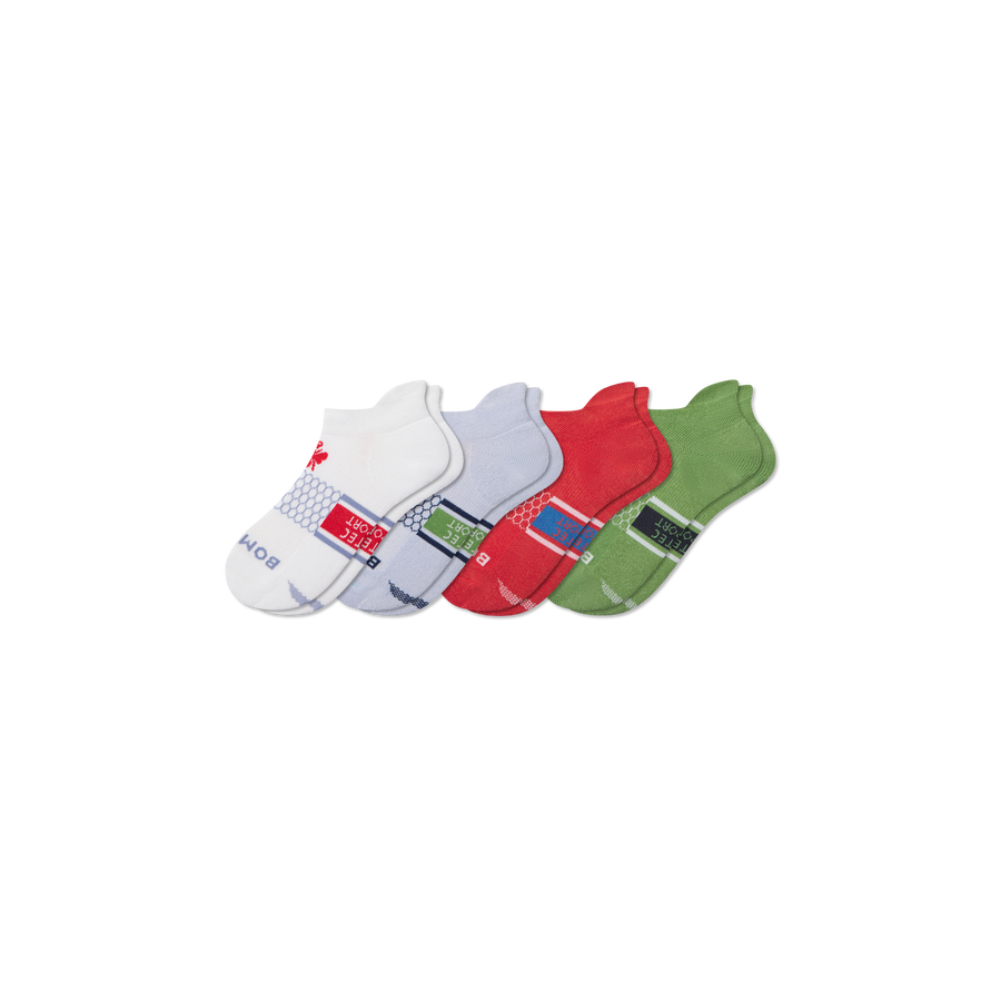 Youth All Sport Ankle Sock 4-Pack - Soft Step
