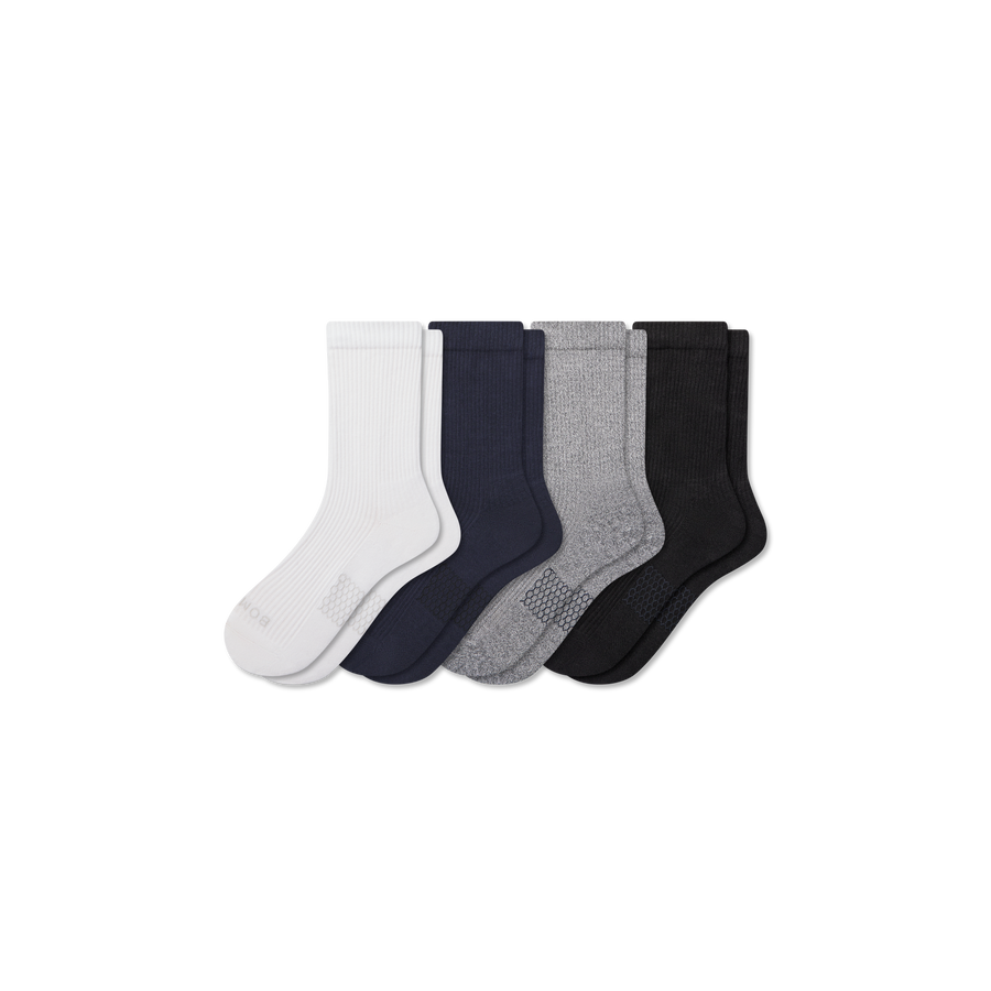 Men's Modern Rib Half Calf Sock 4-Pack - Fresh Step