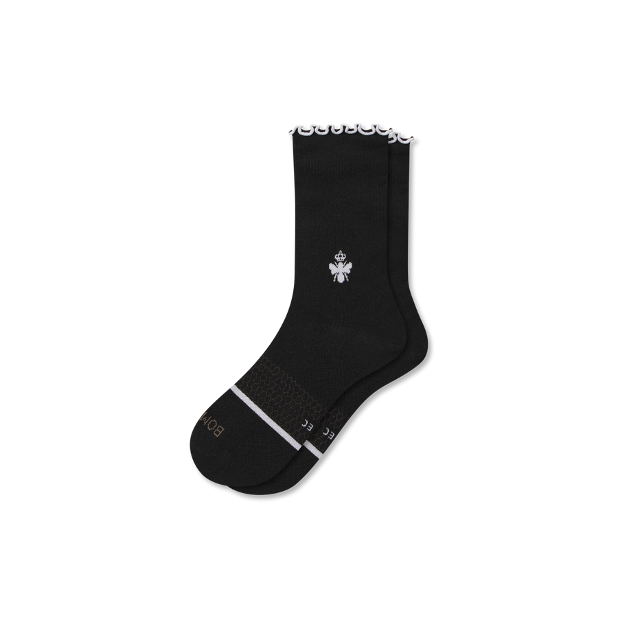 Women’s Ruffle Sport Half Calf Socks - Ready Pick