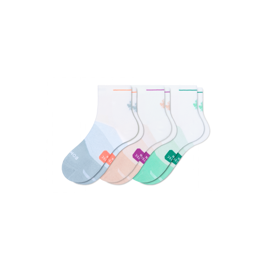 Women's Run Quarter Sock 3-Pack - Everyday Pair