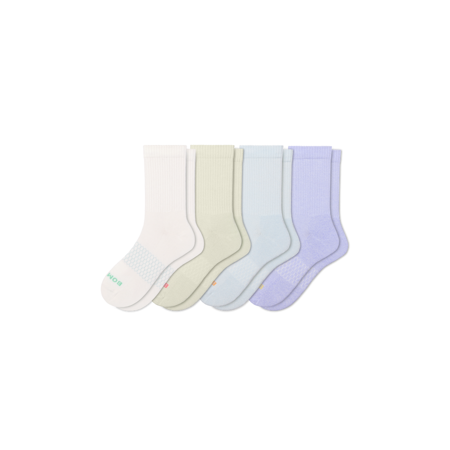 Women's Marl Half Calf Sock 4-Pack - Travel Pair