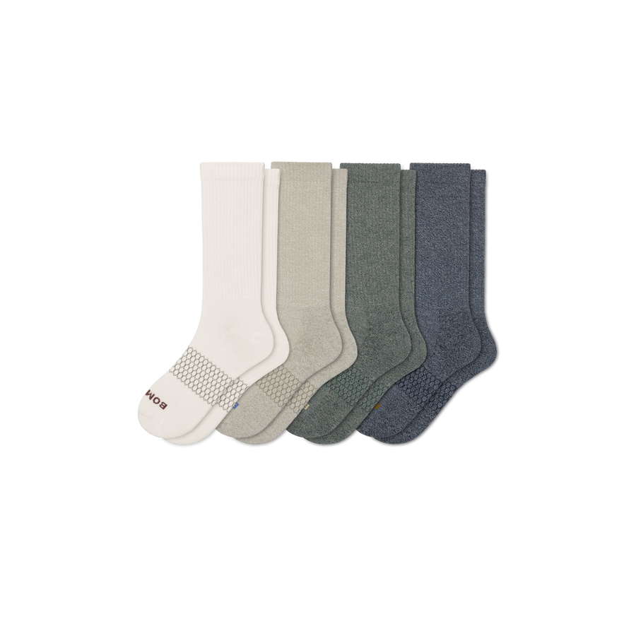 Men's Marl Calf Sock 4-Pack - Fresh Step