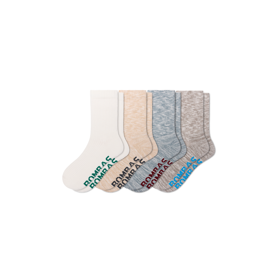 Women's Summer Ragg Half Calf Sock 4-Pack - Easy Choice