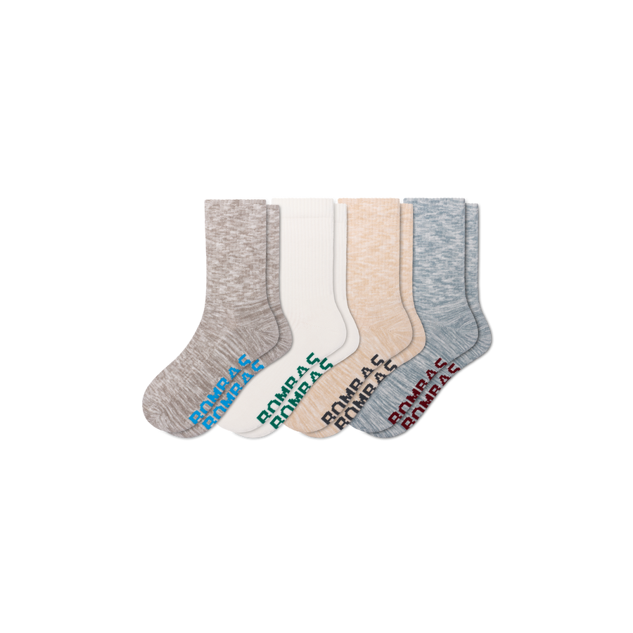 Men's Summer Ragg Half Calf Sock 4-Pack - Clean Finish
