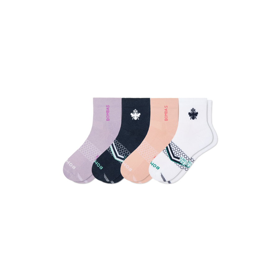 Women's All Sport Quarter Sock 4-Pack - Everyday Pair