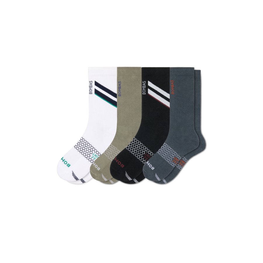 Men's All Sport Calf Sock 4-Pack - Light Cushion