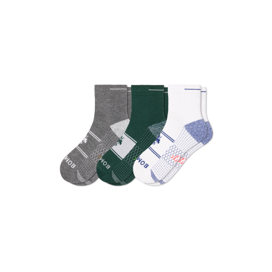 Men's Golf Quarter Sock 3-Pack - Daily Step