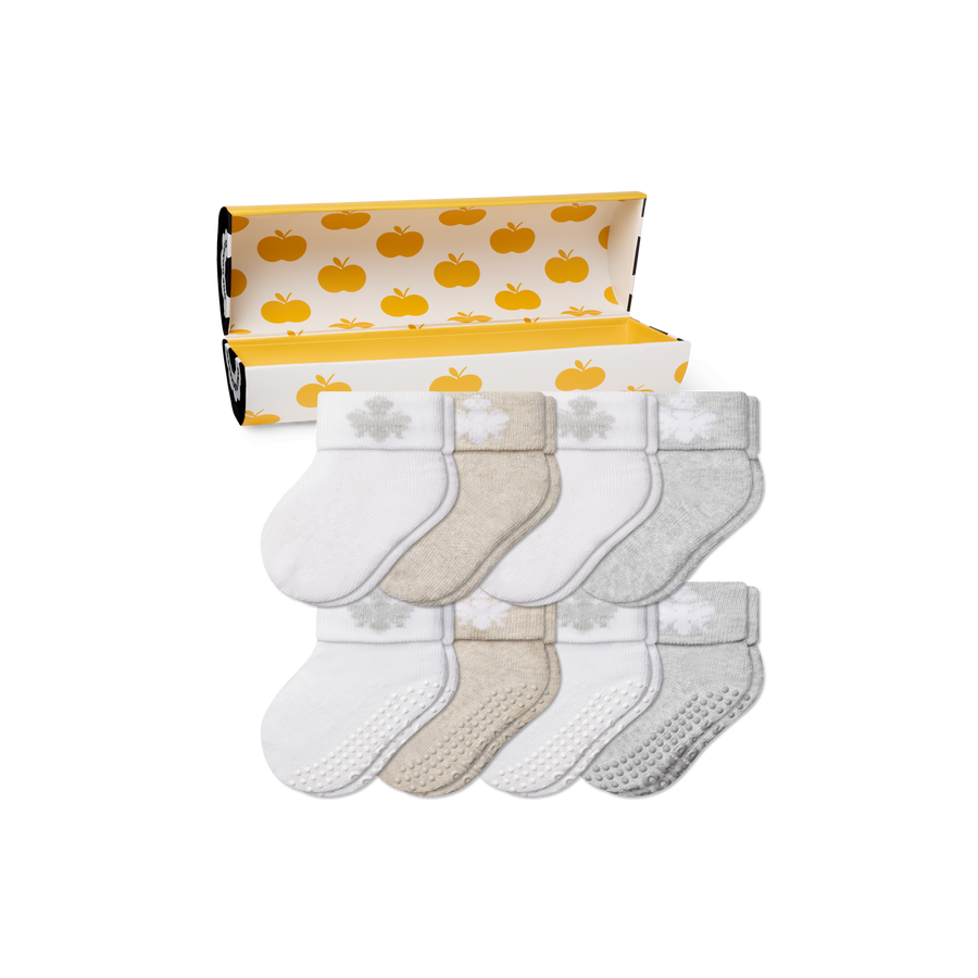 Baby's First Year Sock 8-Pack Gift Box - Ready Pair