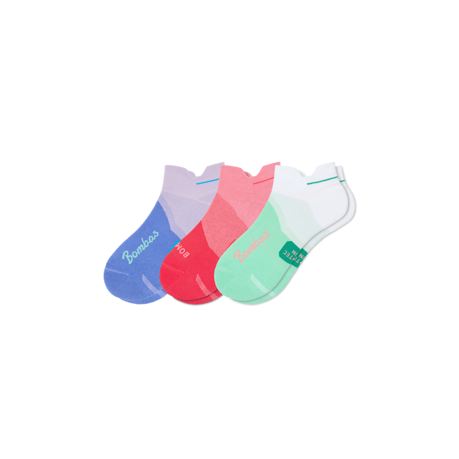 Women's Run Ankle Sock 3-Pack - Travel Pair