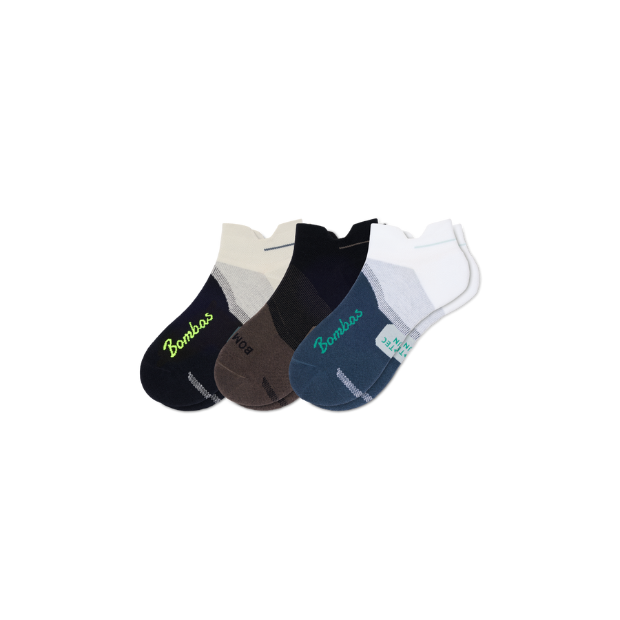 Men's Run Ankle Sock 3-Pack - Clean Finish