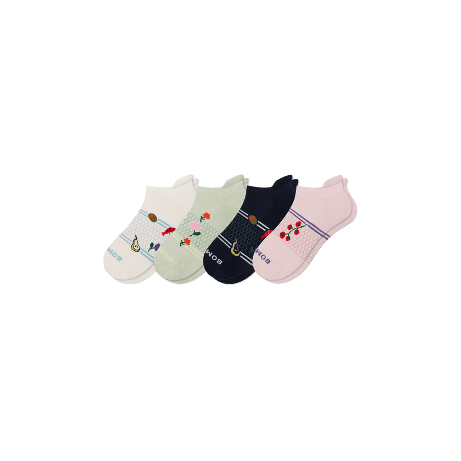 Women's Dinner Party Ankle Sock 4-Pack - Ready Pair