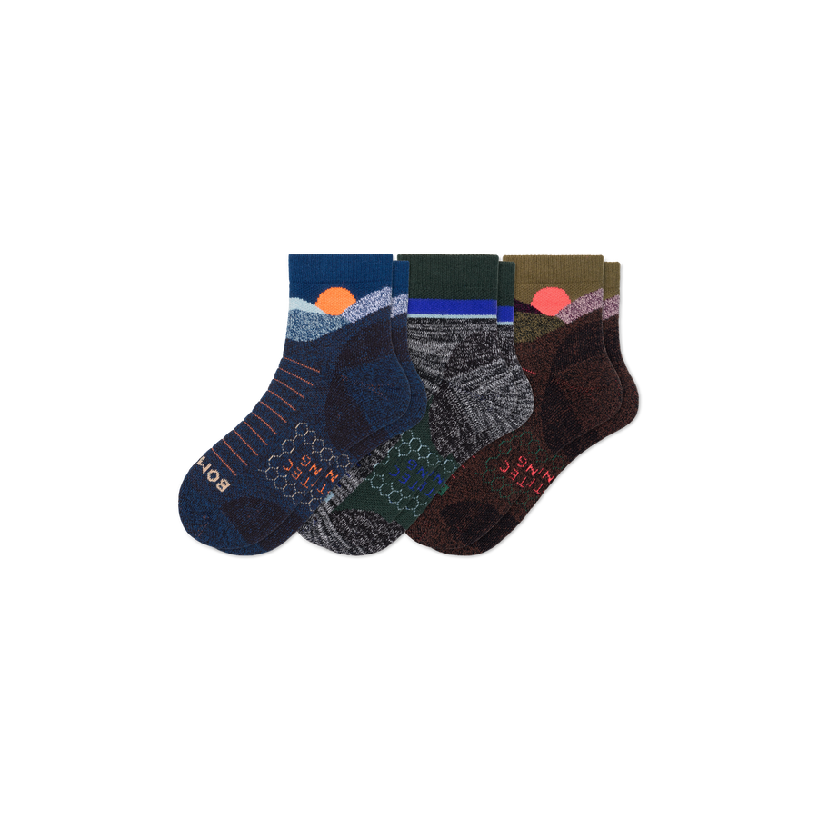 Men's Hiking Quarter Sock 3-Pack - Ready Pick