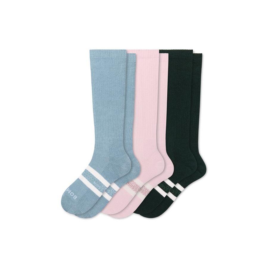 Women's Knee High Sock 3-Pack (15-20mmHg) - Fresh Step