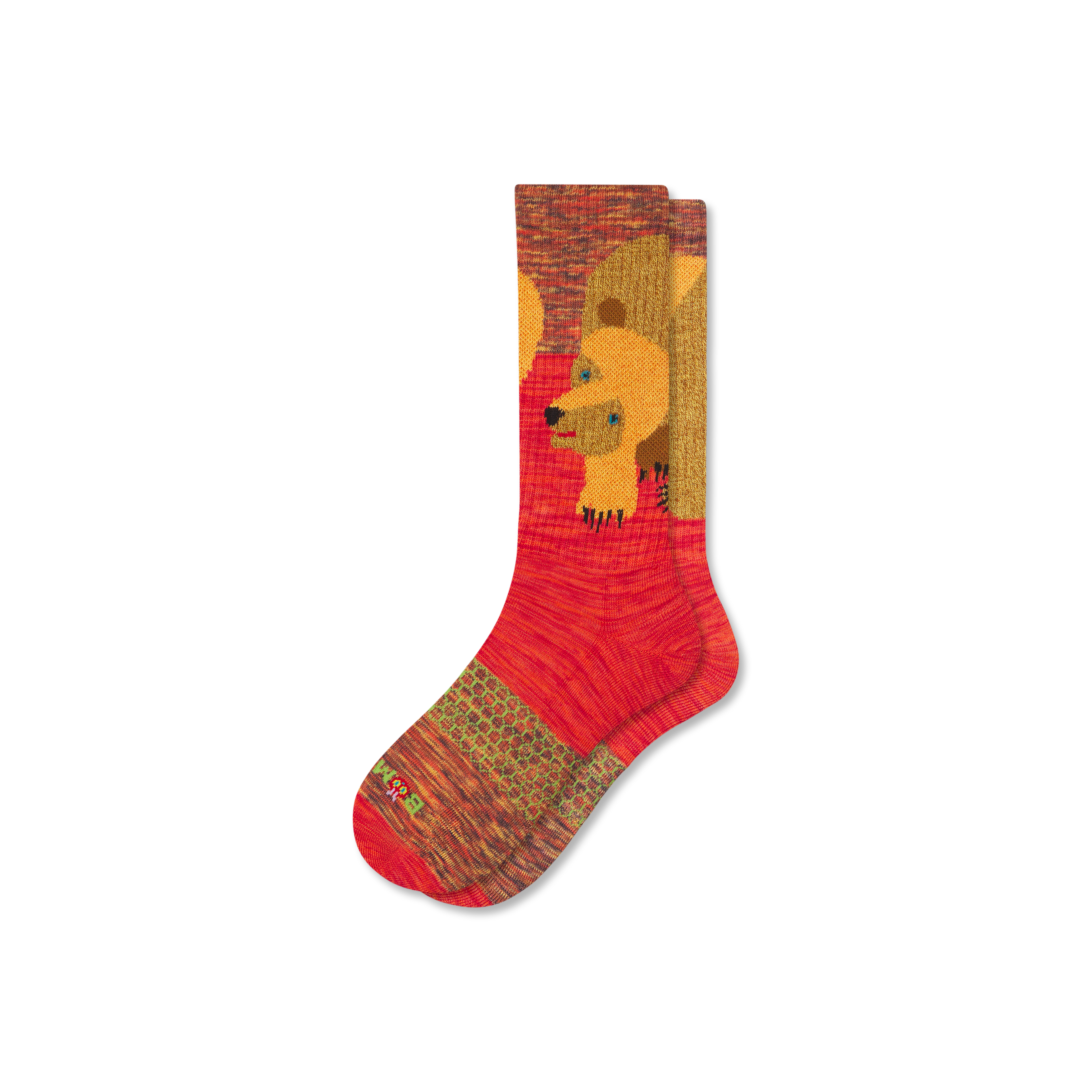 Eric Carle Big Brown Bear Calf Socks - brown bear L [5293]