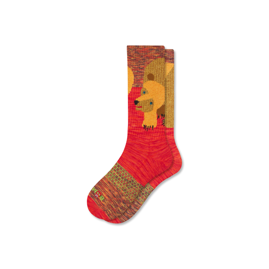 Eric Carle Big Brown Bear Calf Socks - Everyday Pair