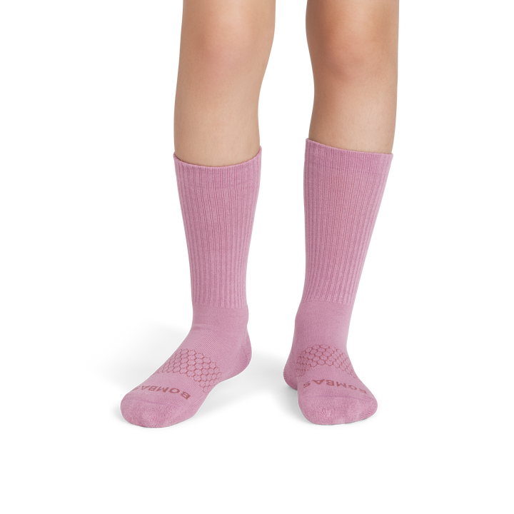 Youth Solids Calf Socks - mauve YO1 [6570]