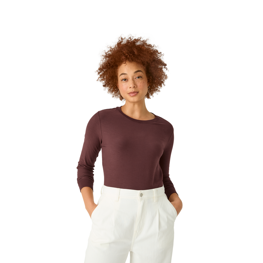 Women's Air Slub Long Sleeve T-Shirt - Classic Ready