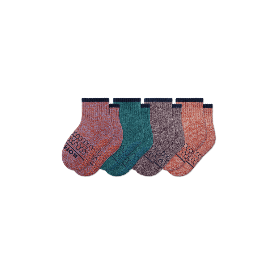 Toddler Merino Wool Blend Calf Sock 4-Pack - Everyday Pair