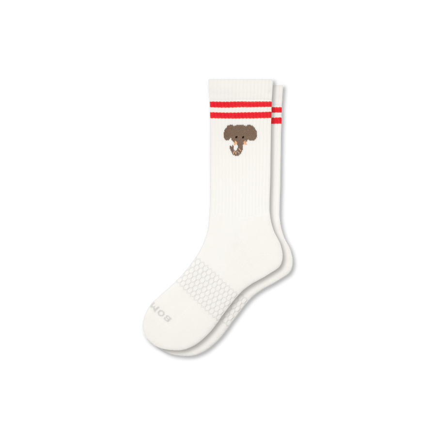 Men’s Safari Stripe Calf Socks - Premium Pick