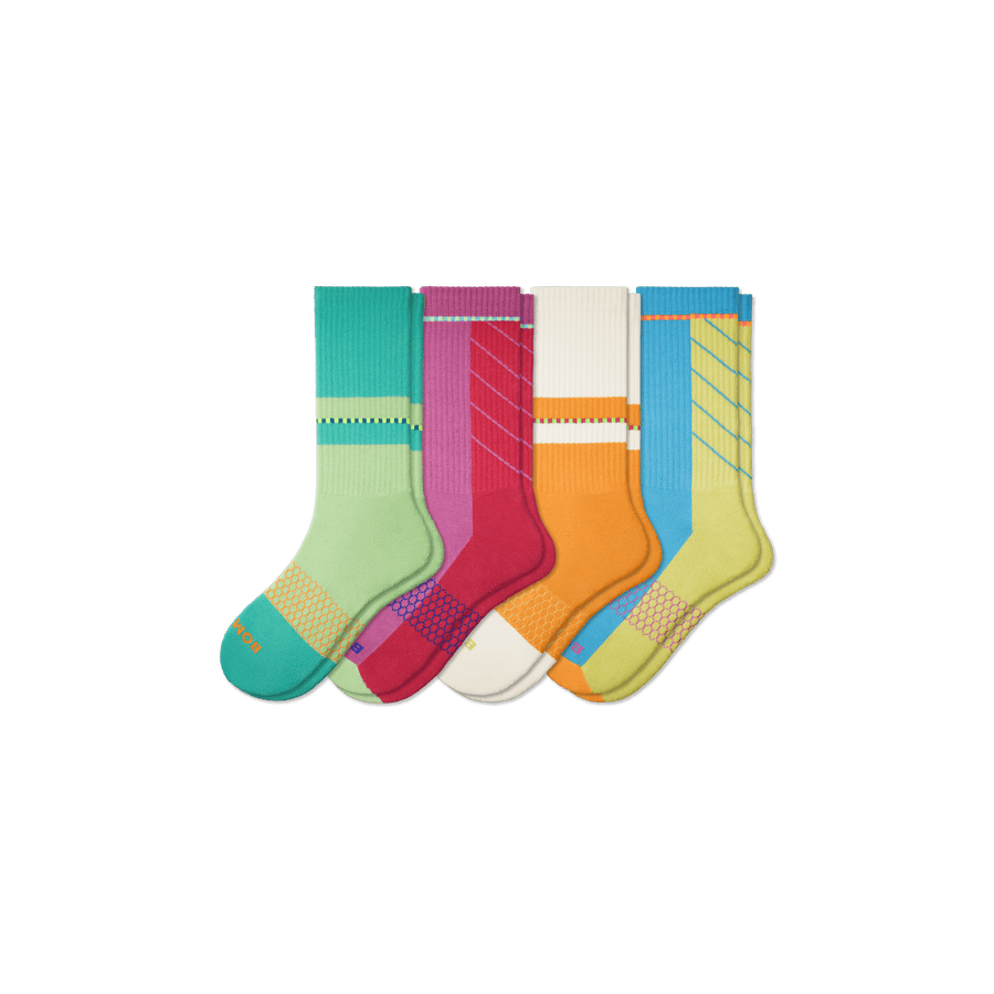 Black Hive Calf Sock 4-Pack - Soft Step
