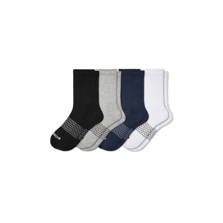 Men's Solids Half Calf Sock 4-Pack - Easy Choice