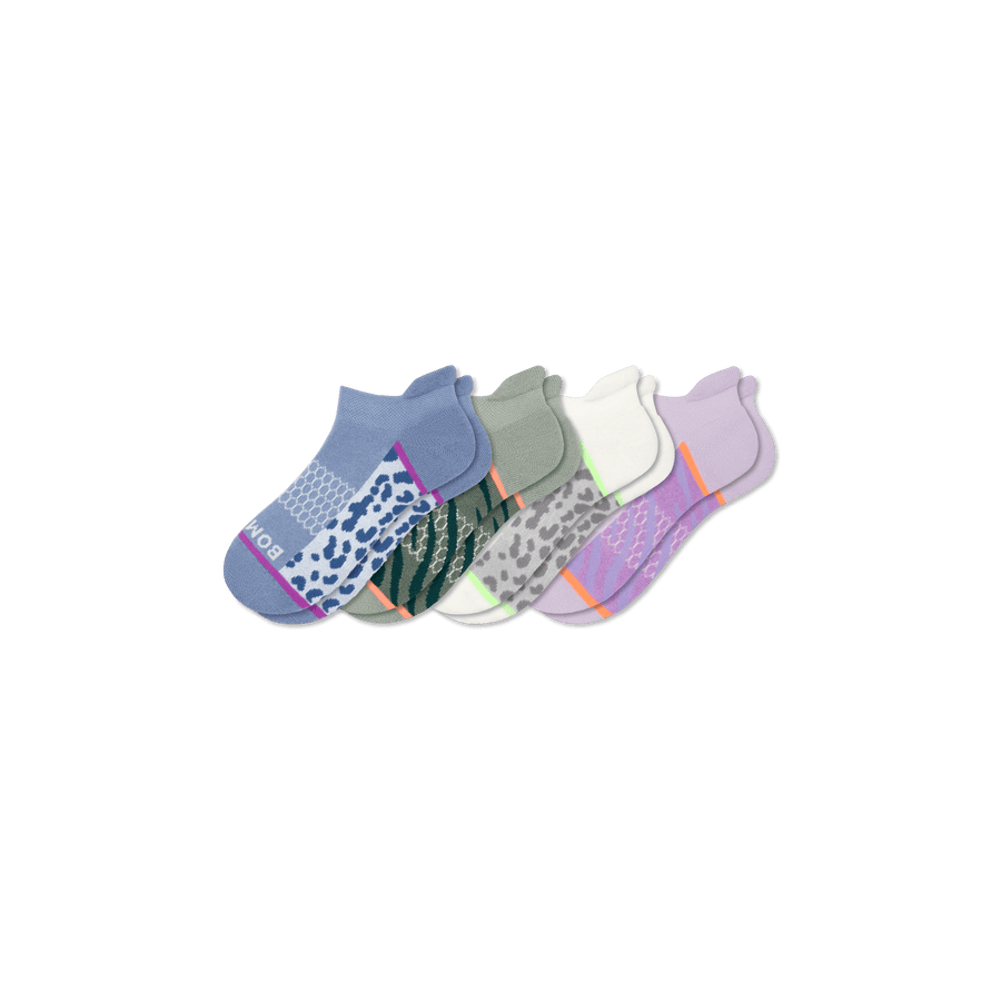 Youth Wild Wear Ankle Sock 4-Pack - Soft Step