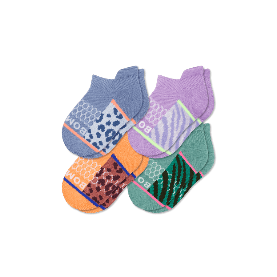Toddler Wild Wear Ankle Sock 4-Pack - Soft Step