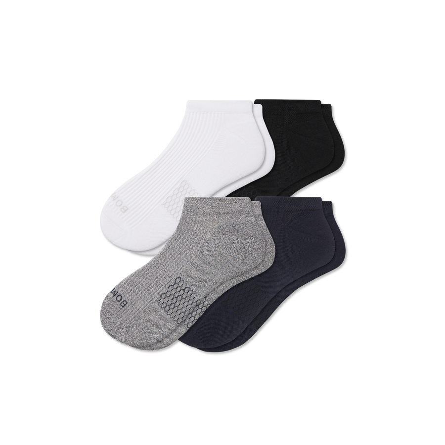 Men's Modern Rib Ankle Sock 4-Pack - All Day Fit
