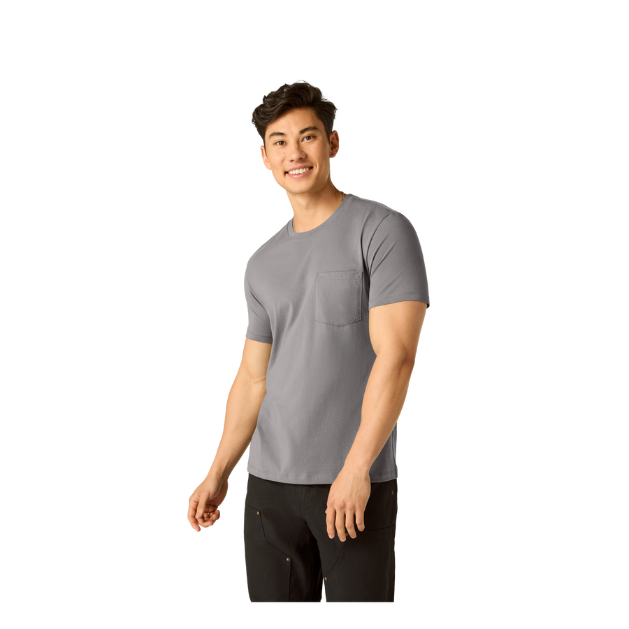 Men's Pima Cotton Pocket Crew Neck T-Shirt - Daily Pick