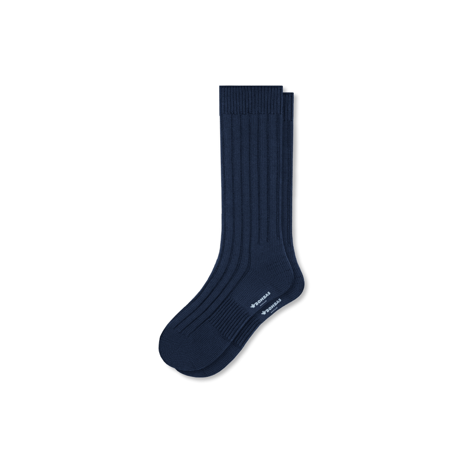 Men's Vintage Rib Calf Socks - Simple Style