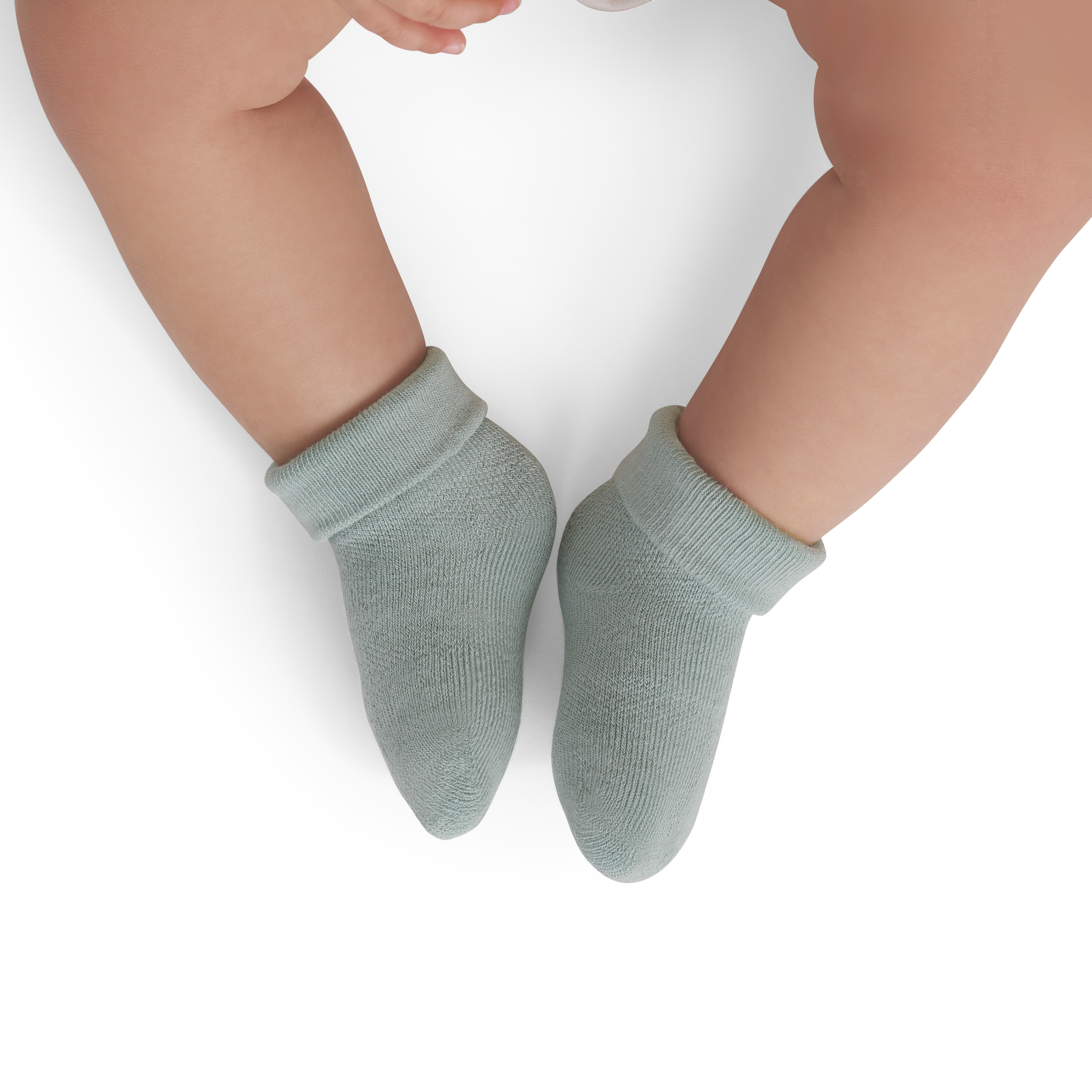 Solids Calf Socks (0-6 Months) - Misty Sky BO1 [8621]