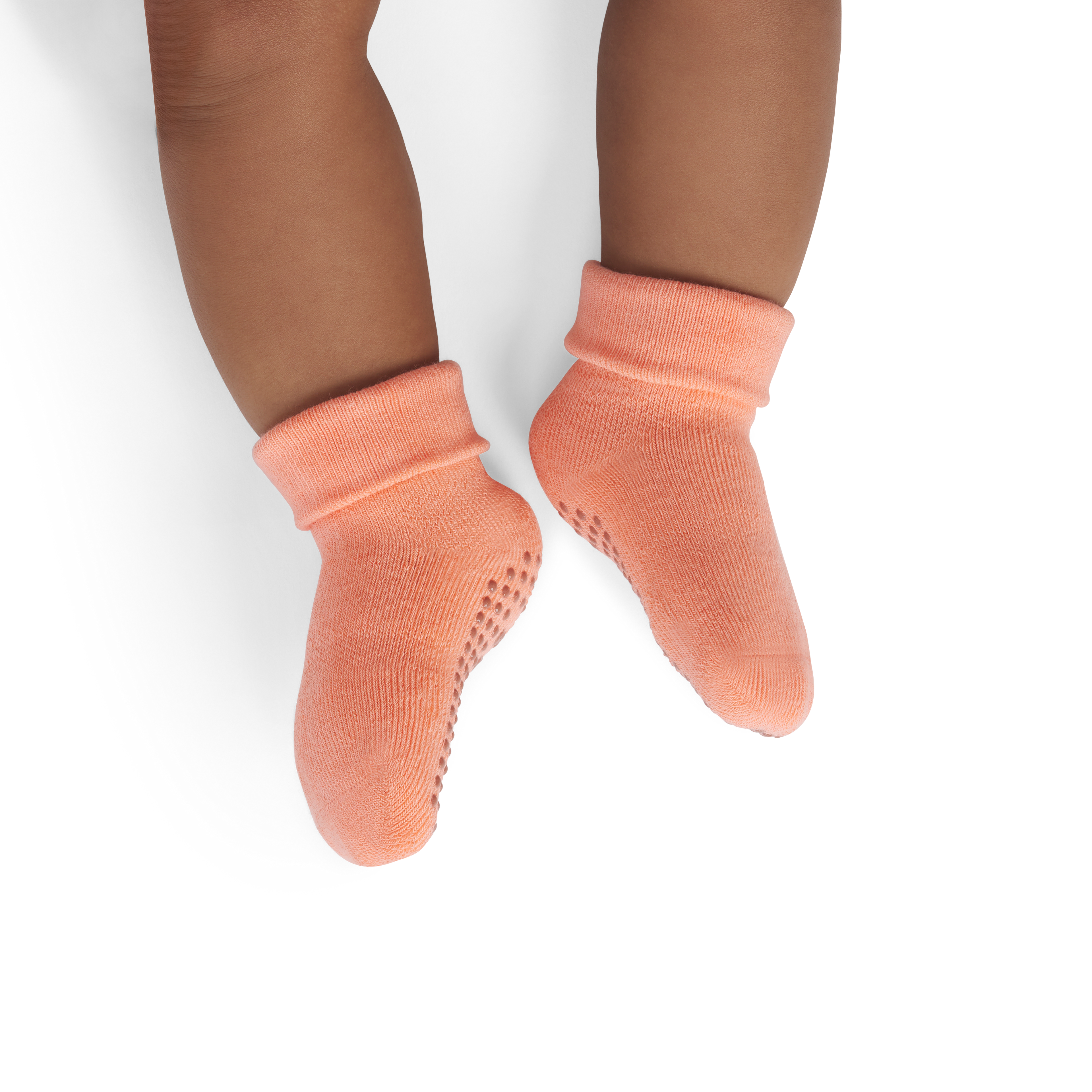 Solids Gripper Socks (6-12 Months) - Guava BO1 [8622]