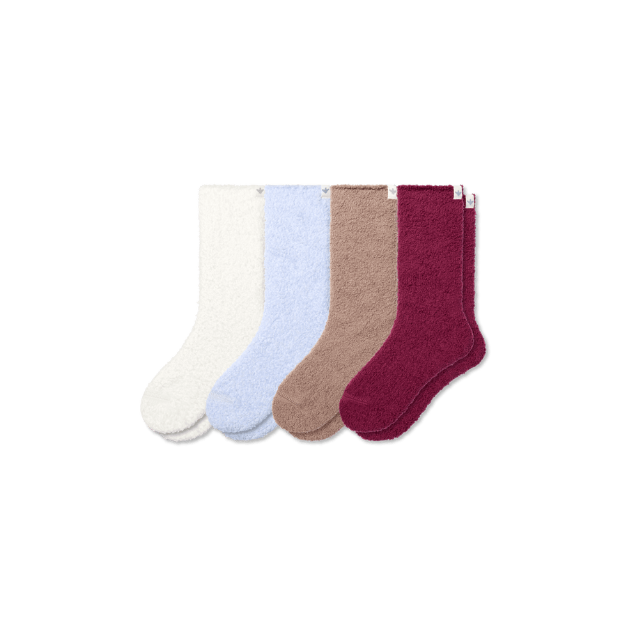 Youth Fuzzy Sock 4-Pack - Everyday Pair