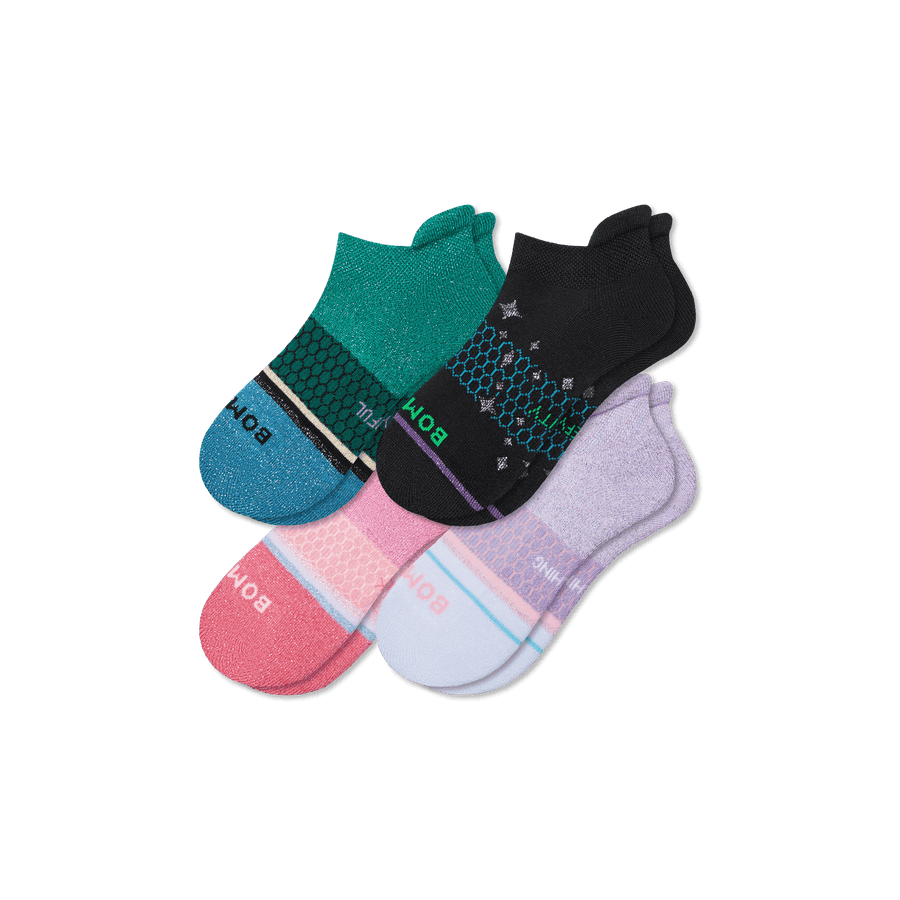 Youth Wicked X Bombas Ankle Sock 4-Pack - Ready Pick