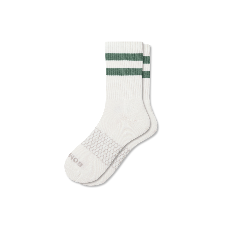 Women's Vintage Stripes Half Calf Socks - Clean Finish