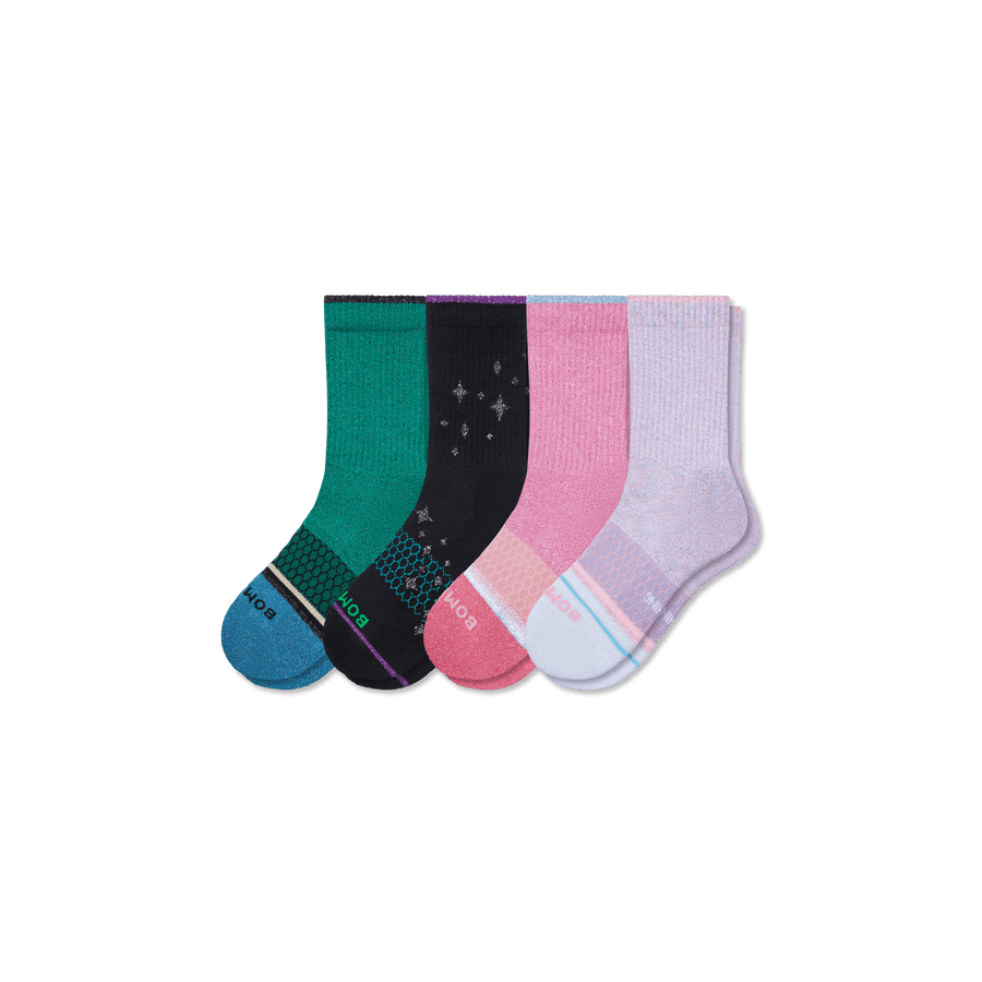 Youth Wicked X Bombas Calf Sock 4-Pack - Ready Pair