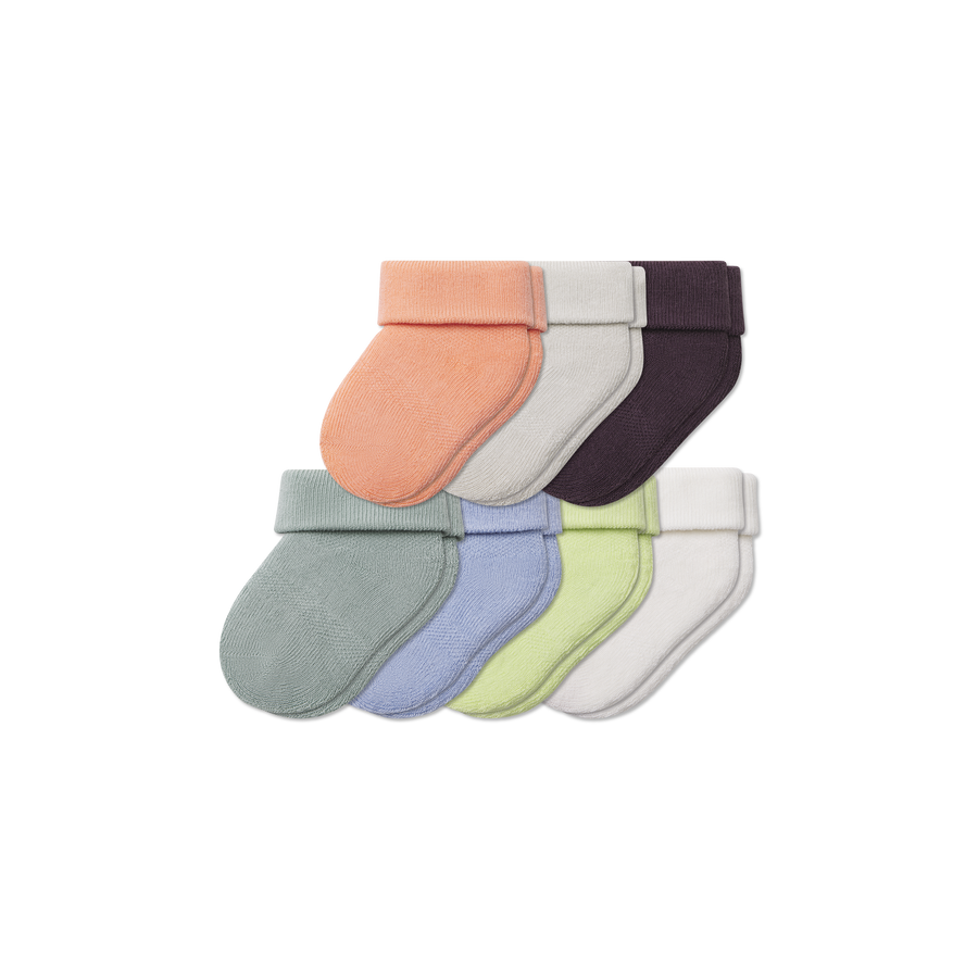 Baby Week of Bombas Calf Sock 7-Pack (0-6 Months) - Fresh Choice