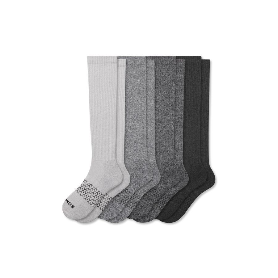 Women's Marl Knee High Sock 4-Pack - Daily Cushion