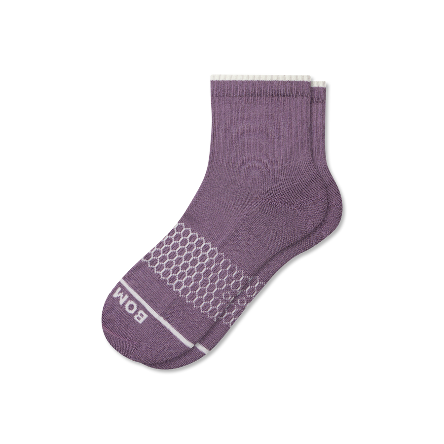 Women's Merino Wool Blend Quarter Socks - Easy Choice