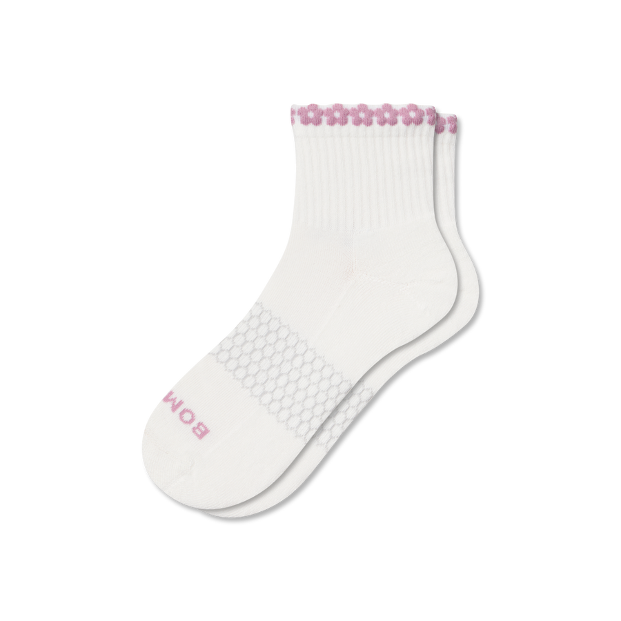 Women's Daisy Chain Quarter Socks - Everyday Pair