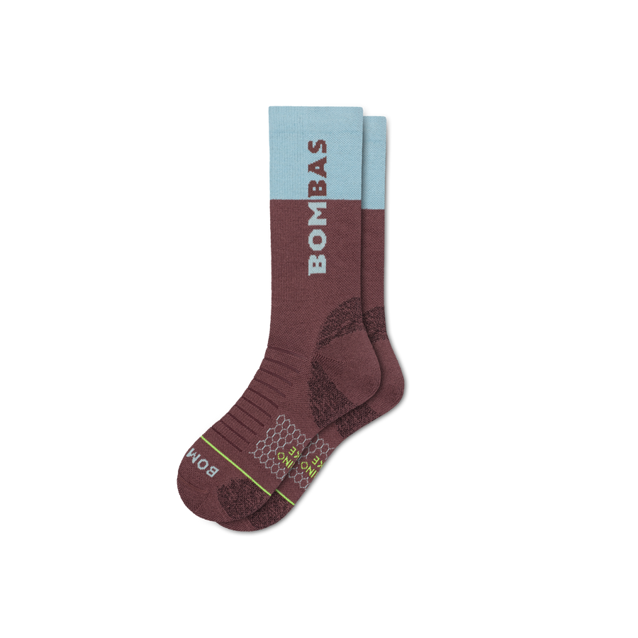 Men's Merino Wool Blend Hiking Calf Socks - Light Cushion