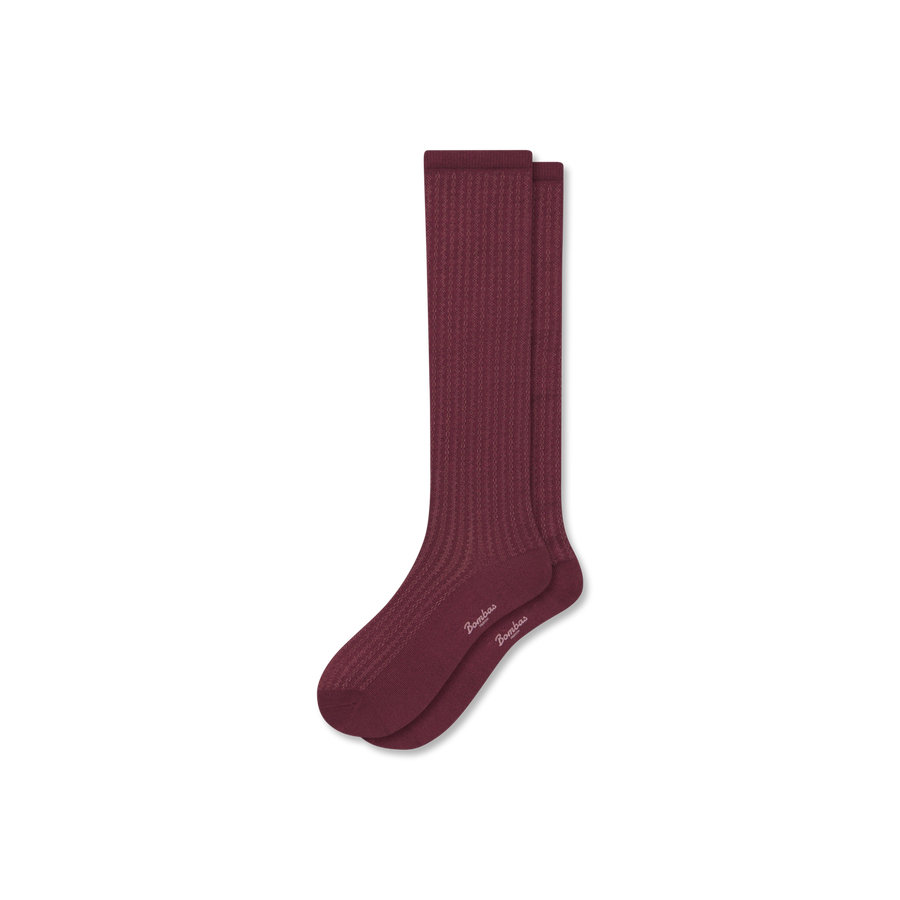 Women's Pointelle Knee High Socks - Modern Touch