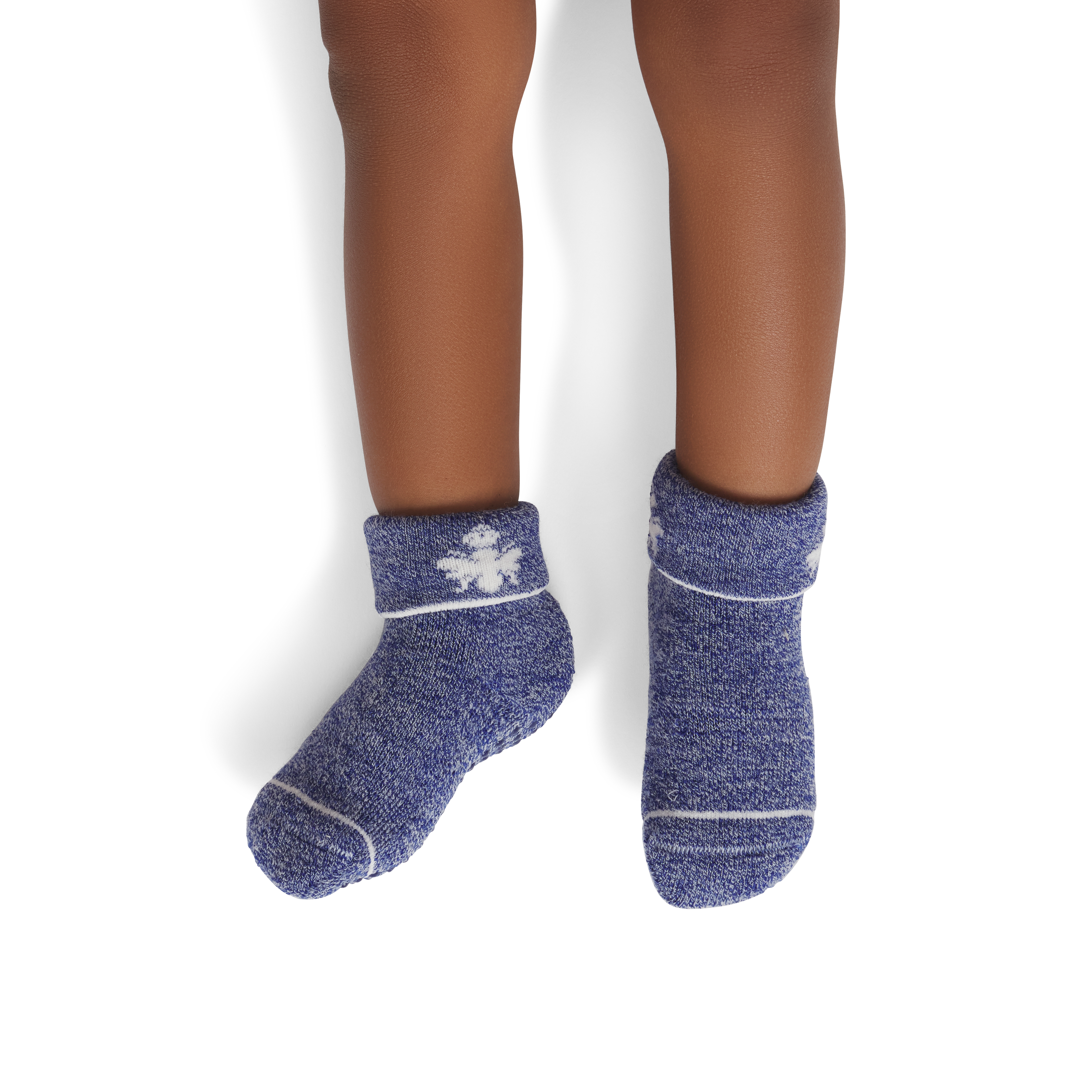 Merino Wool Blend Calf Sock - glacier blue OM1