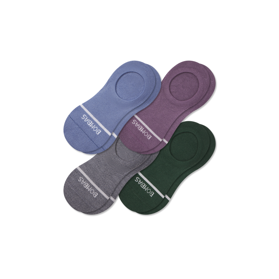 Women's Merino Wool Blend No Show Sock 4-Pack - Premium Pick